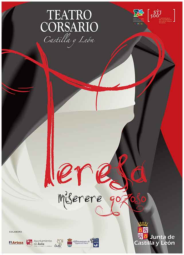 La compañía teatro Corsario presenta en el Bergidum: Teresa, Misere gozoso de Luis Miguel García 1
