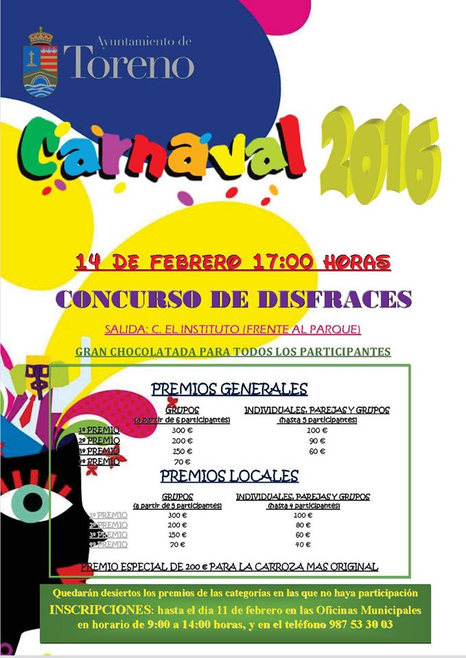 Carnaval en Toreno, domingo 14 de febrero 1
