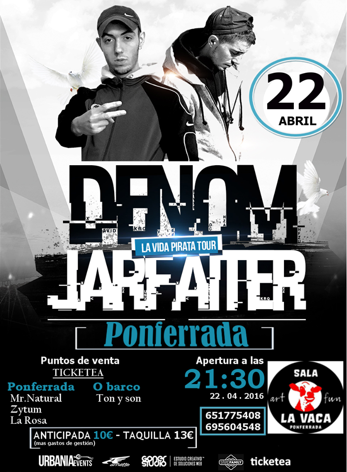 Noche de Hip-hop en Ponferrada con Denom el próximo 22 de abril 1