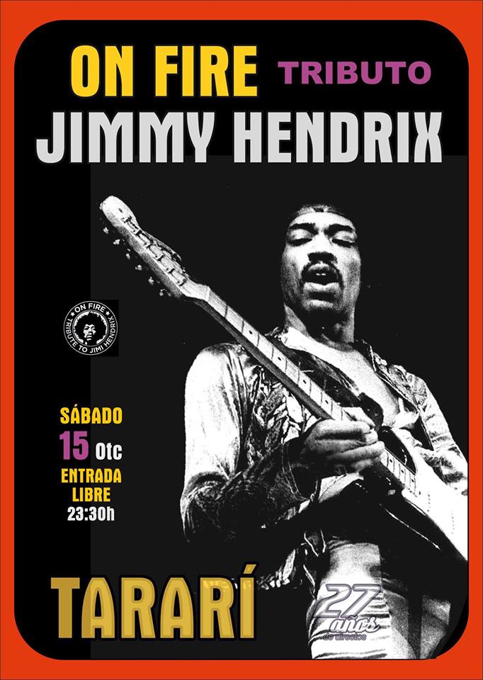 On Fire, banda tributo a Jimmy Hendrix 1
