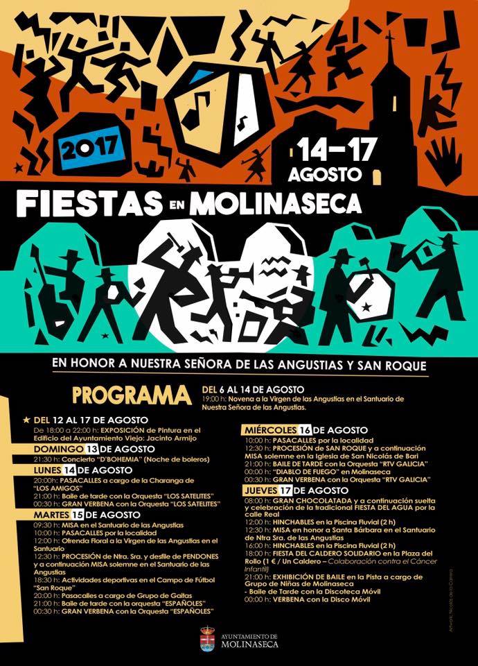 Fiestas de Molinaseca 2017. Programa. 1
