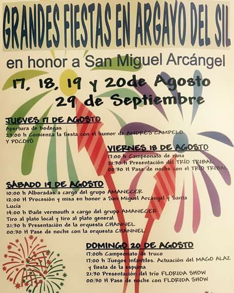 Fiestas en Argayo del Sil. 17 al 20 de agosto 2017 1