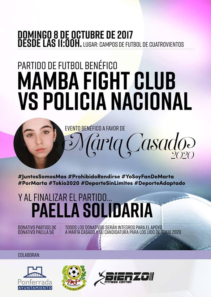 Partido benéfico a favor de Marta Casado: Mamba Fight Club vs Policia Nacional 1
