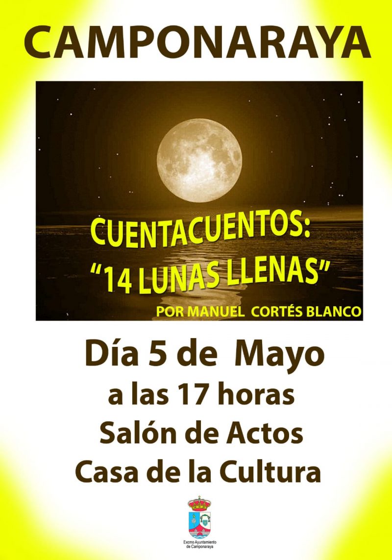 La Casa de la Cultura de Camponaraya presenta este sábado el Cuentacuentos "14 lunas" 1