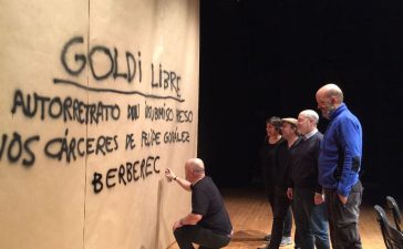 El actor gallego César Goldi ofrece un trabajo de teatro documento sobre el movimiento de insumisión 6