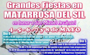 Grandes Fiestas en Matarrosa del Sil del 4 al 8 de mayo 2018 6