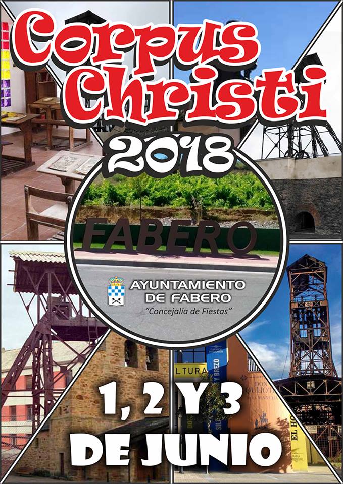 Programa de fiestas del Corpus Christi 2018 en Fabero 1
