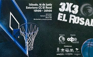 El Centro comercial El Rosal pone de nuevo en marcha el 3×3 de Basket 4