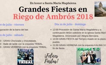 Grandes fiestas de La Magdalena en Riego de Ambrós 4