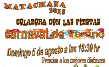 Matachana organiza el domingo un carnaval de verano 9