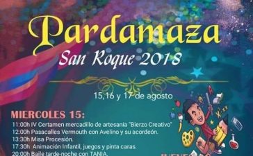 Grandes fiestas en honor a San Roque en Pardamaza del 15 al 17 de agosto 2