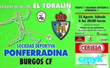 La Ponferradina recibe al Burgos el sábado 25 de agosto en el primer partido de la liga 18-19 2