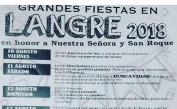 Fiestas en Langre del 10 al 16 de agosto en honor a Nª Sra y San Roque 7