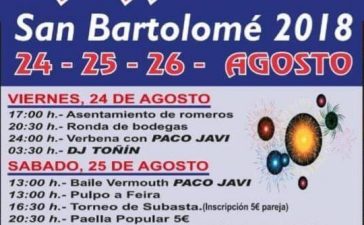 Ferradillo organiza sus fiestas en honor a San Bartolomé los días 24, 25 y 26 de agosto 4