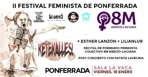 El Movimiento 8M organiza el II Festival Feminista de Ponferrada 1