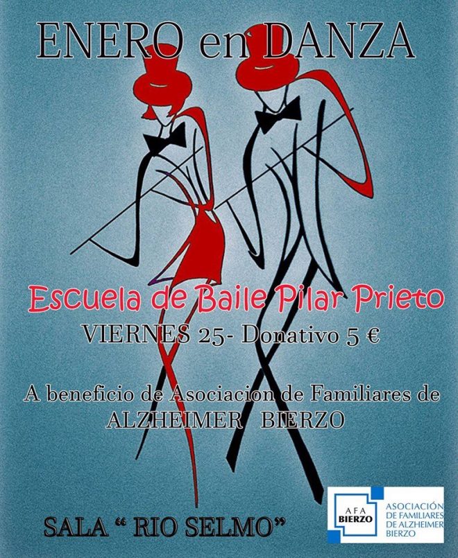 Este viernes se celebra una gala benéfica a favor de Alzheimer Bierzo: "Enero en Danza" - Escuela de Baile Pilar Prieto 1
