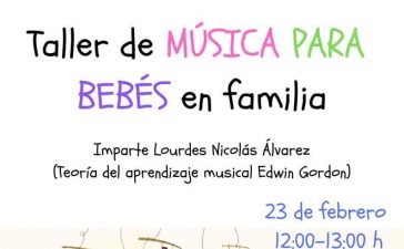 Cacabelos organiza un taller de música para bebés en familia 1