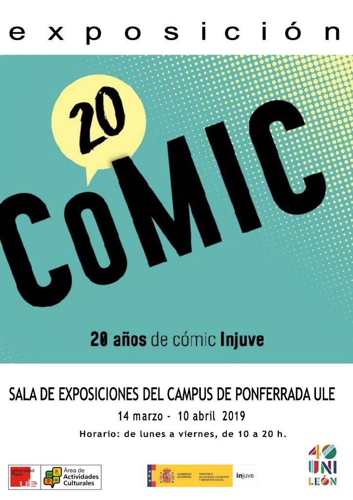 Exposición Injuve: 20 años de cómic español en el Campus de la Universidad en Ponferrada 1