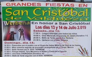 Fiestas en San Cristobal de Valdueza. 13 y 14 de julio 1