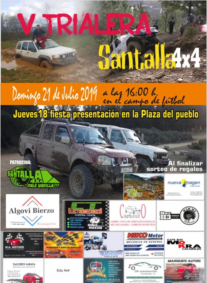 Fiestas en Santalla del Bierzo. 18 al 21 de julio 2