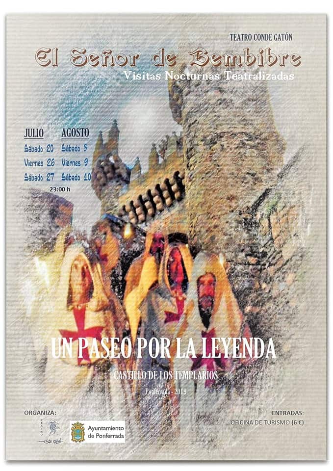 Vuelven las visitas teatralizadas nocturnas al Castillo de Ponferrada 2