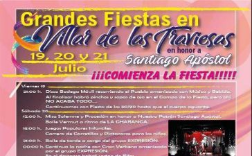 Villar de las Traviesas celebra Santiago Apostol. 19, 20 y 21 de julio 8