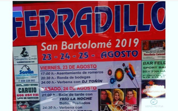 Fiestas en Ferradillo. 23 al 25 de agosto 2019 7