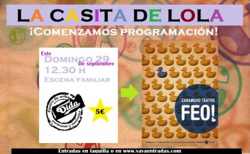 "Caramuxo Teatro" presenta el espectáculo "Feo" en La Casita de Lola 5