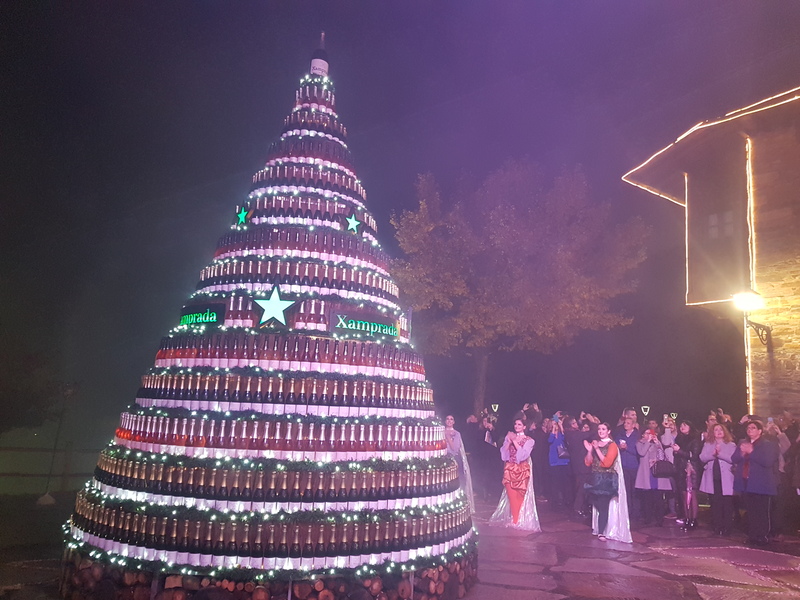 El 'Presi' de la Ponferradina recibe la castaña de oro de la fundación Prada a Tope 2