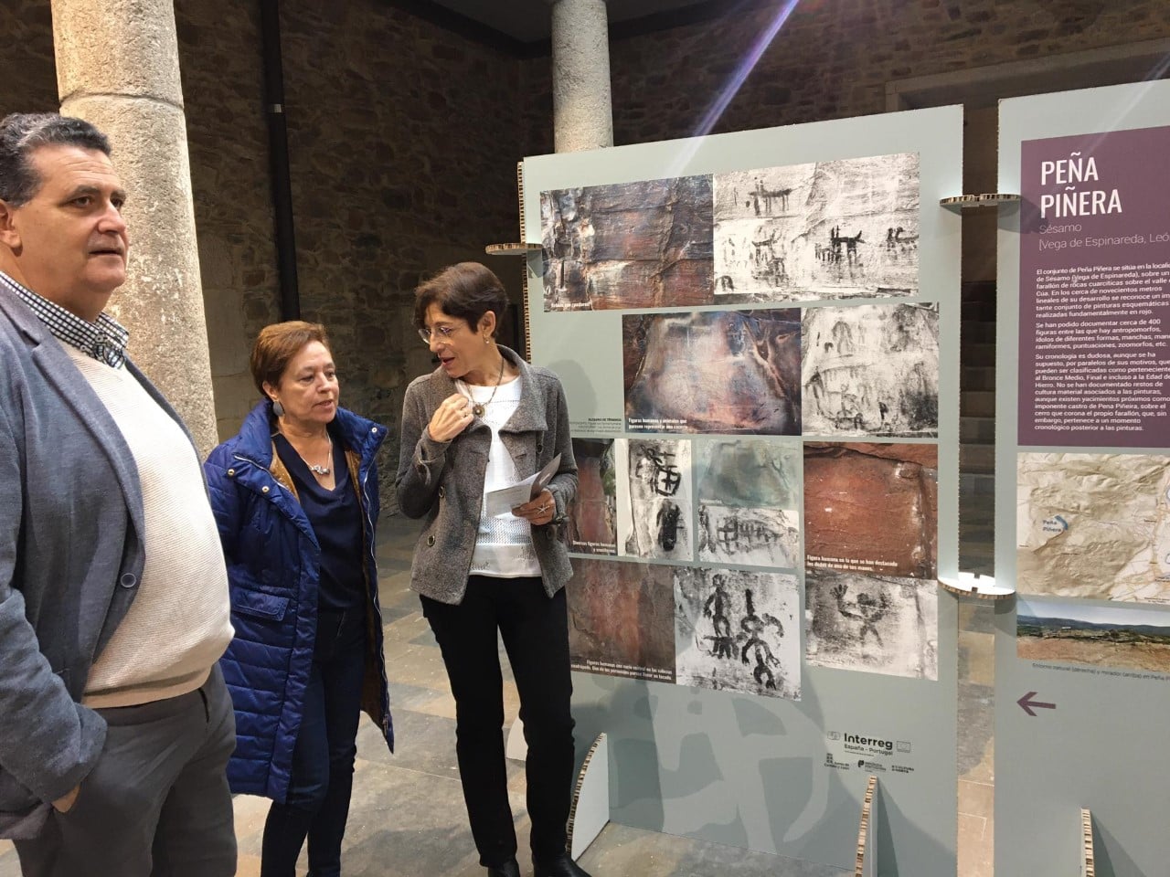 Exposición ‘Lienzos de piedra: arte rupestre del occidente de Castilla y León’ en el Museo del Bierzo. 1