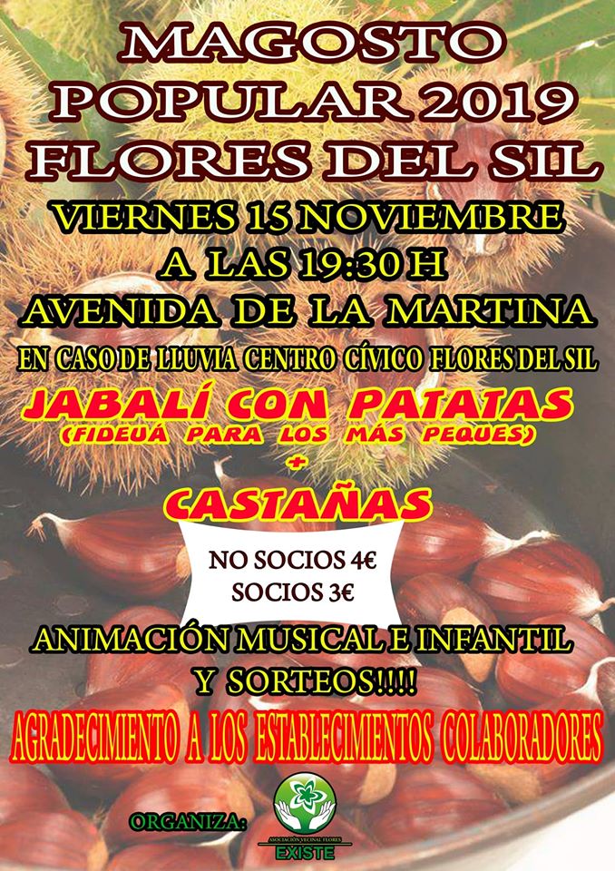 Magosto Popular en Flores del Sil. Viernes 15 de noviembre 2019 1