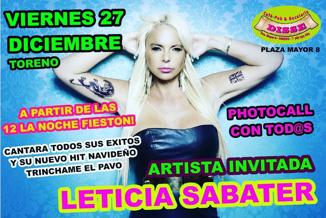 Leticia Sabater 'Trincha el pavo' este viernes en Toreno 2