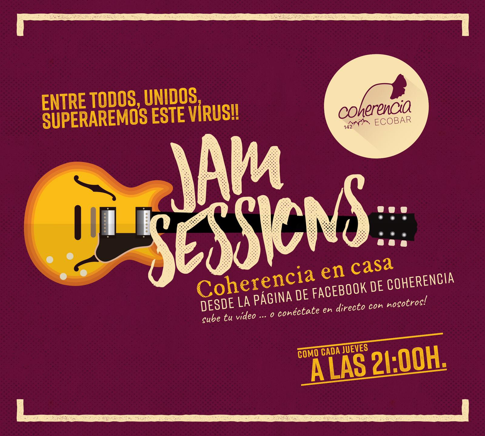 Coherencia Bar organiza para hoy jueves una Jam Session desde su página en Facebook 1