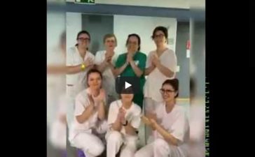 Trabajadoras del Hospital del Bierzo devuelven las muestras de cariño en un vídeo 9
