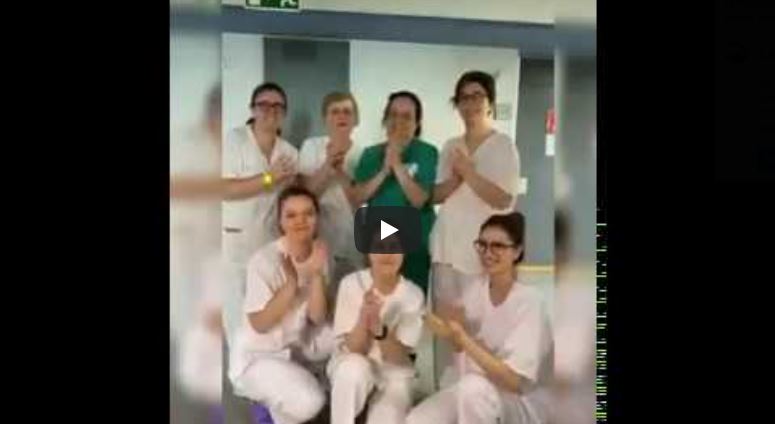 Trabajadoras del Hospital del Bierzo devuelven las muestras de cariño en un vídeo 1