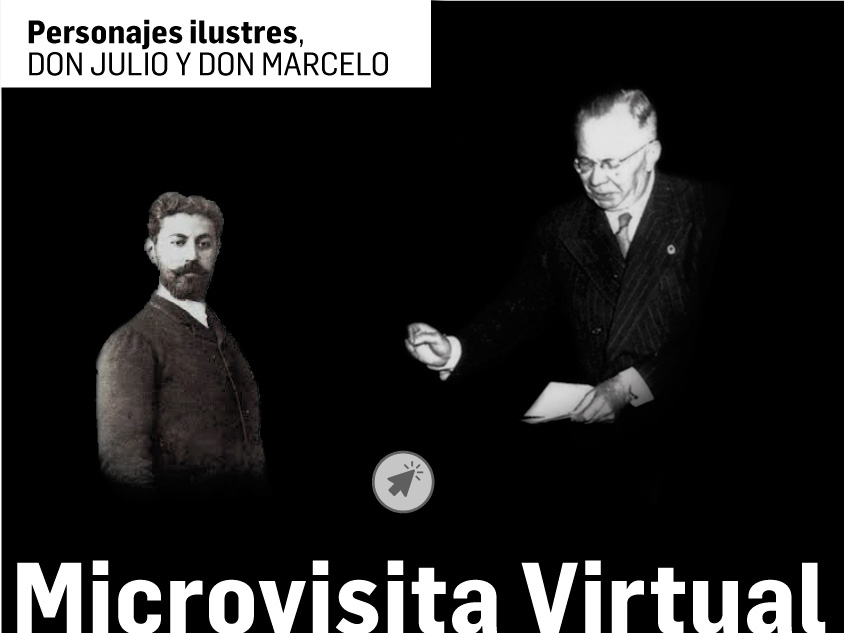 El domingo, en directo, nueva Microvisita virtual al museo de la Energía | Personajes ilustres, don Julio y don Marcelo 1