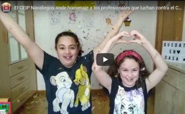 'Gracias por cuidarnos con tanto amor' Los alumnos del Colegio Navaliegos publican un vídeo de agradecimiento a los profesionales que luchan contra el coronavirus 5