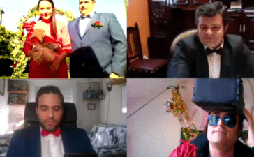 La 'boda virtual' de los bercianos Begoña y Bruno 10