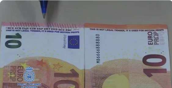 La Policía Nacional muestra en un vídeo cómo identificar unos nuevos billetes falsos 1