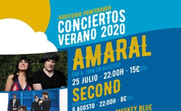 Auditorio Verano 2020 en Ponferrada: Conciertos encabezados por Amaral, cine y circo 1