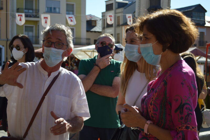 El mercado templario de Ponferrada ya recibe a sus visitantes con medidas sanitarias para los visitantes 2