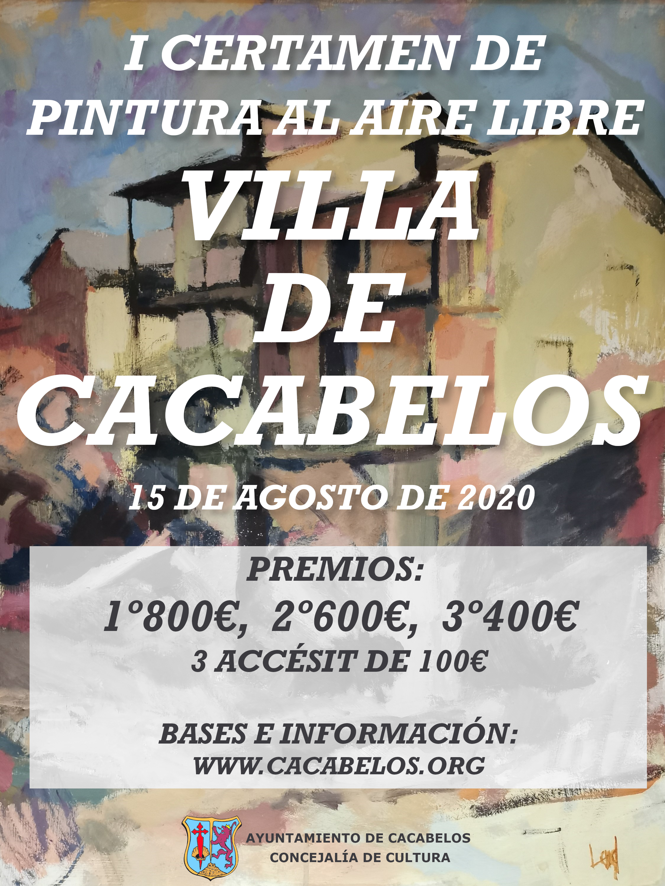 I Certamen de pintura al aire libre: "Villa de Cacabelos" 1