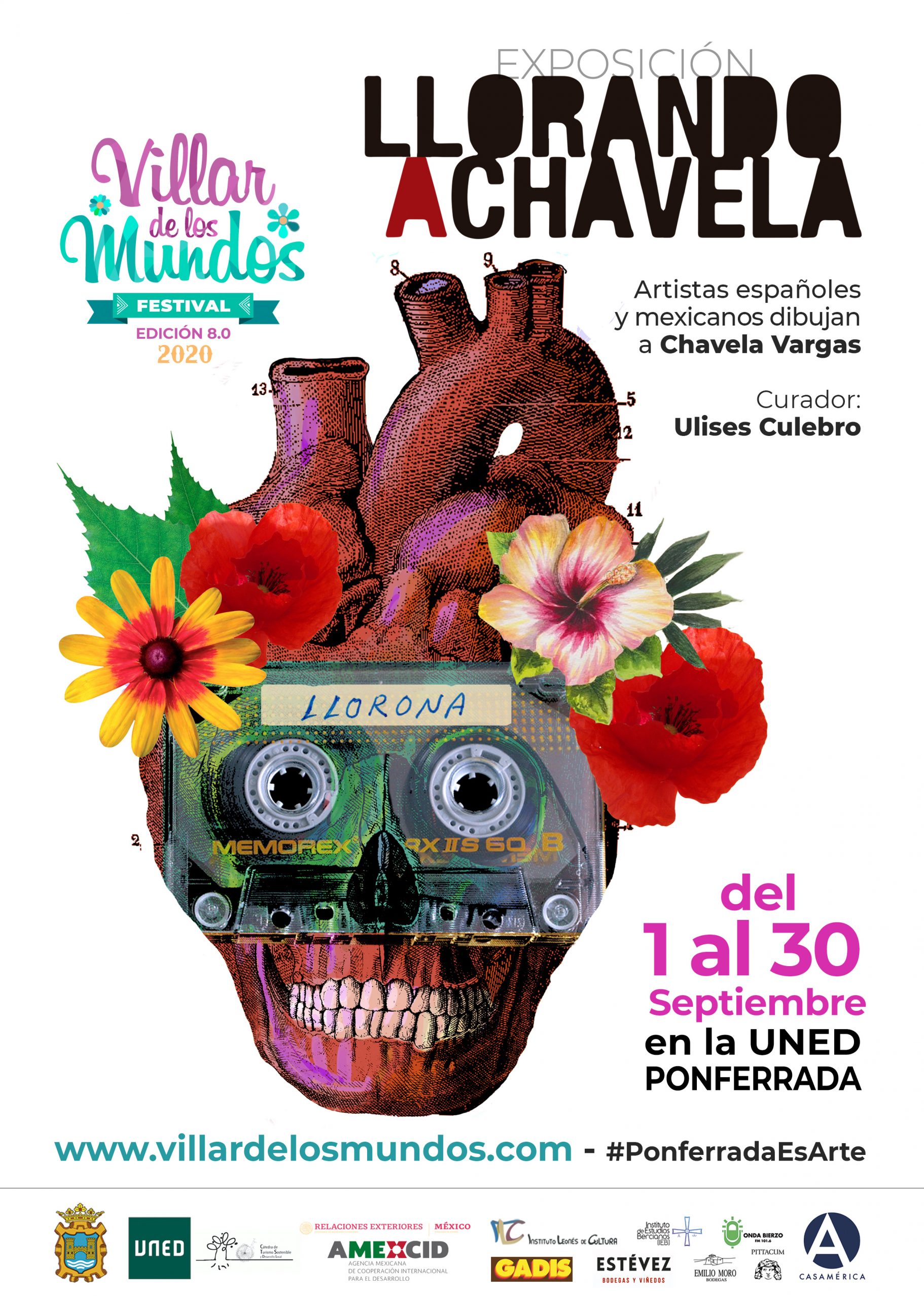 Villar de los Mundos presenta la exposición "llorando a Chavela" que podrás disfrutar durante septiembre en el edificio de la UNED 2