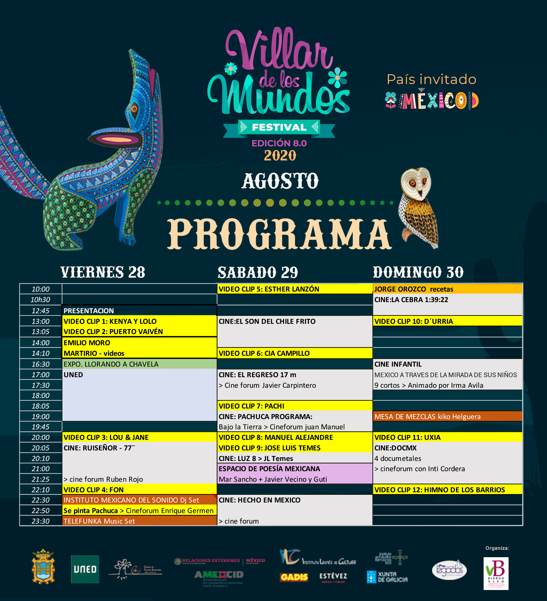 Presentado el programa del Festival Villar de los Mundos dedicado en esta edición a México y que se celebra este fin de semana 2