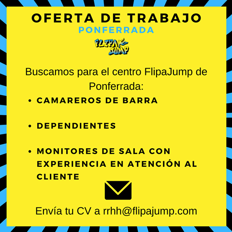 La cadena de parques de trampolines FlipaJump comienza la contratación de personal para su centro en Ponferrada 2