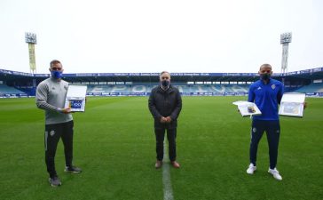 La Ponferradina celebra los 100 partidos de Bolo como entrenador y el hito de Yuri como máximo goleador de la historia del club 1