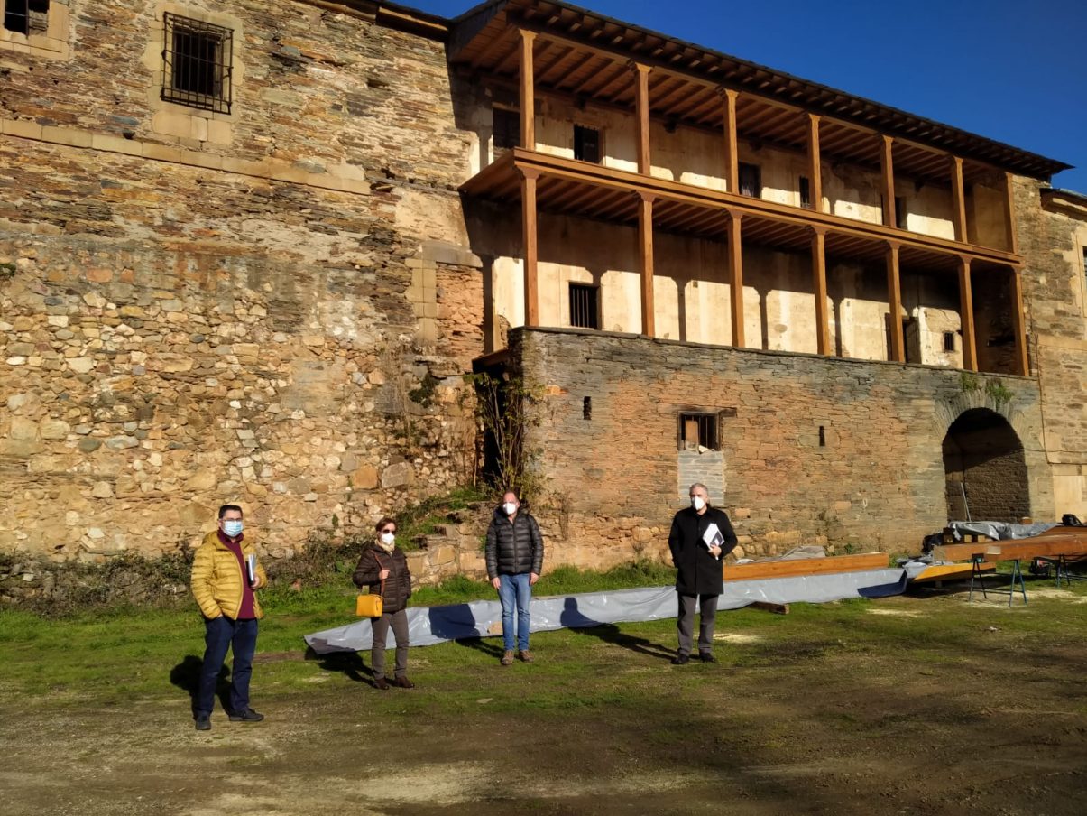 Comienzan las obras de restauración del Monasterio de San Andrés en Vega de Espinareda 1