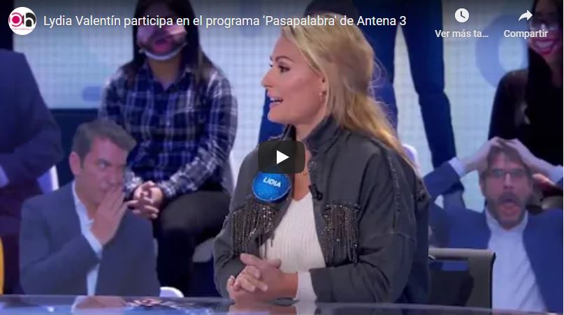 VÍDEO | Lydia Valentín participa esta tarde en el programa 'Pasapalabra' de Antena 3 1