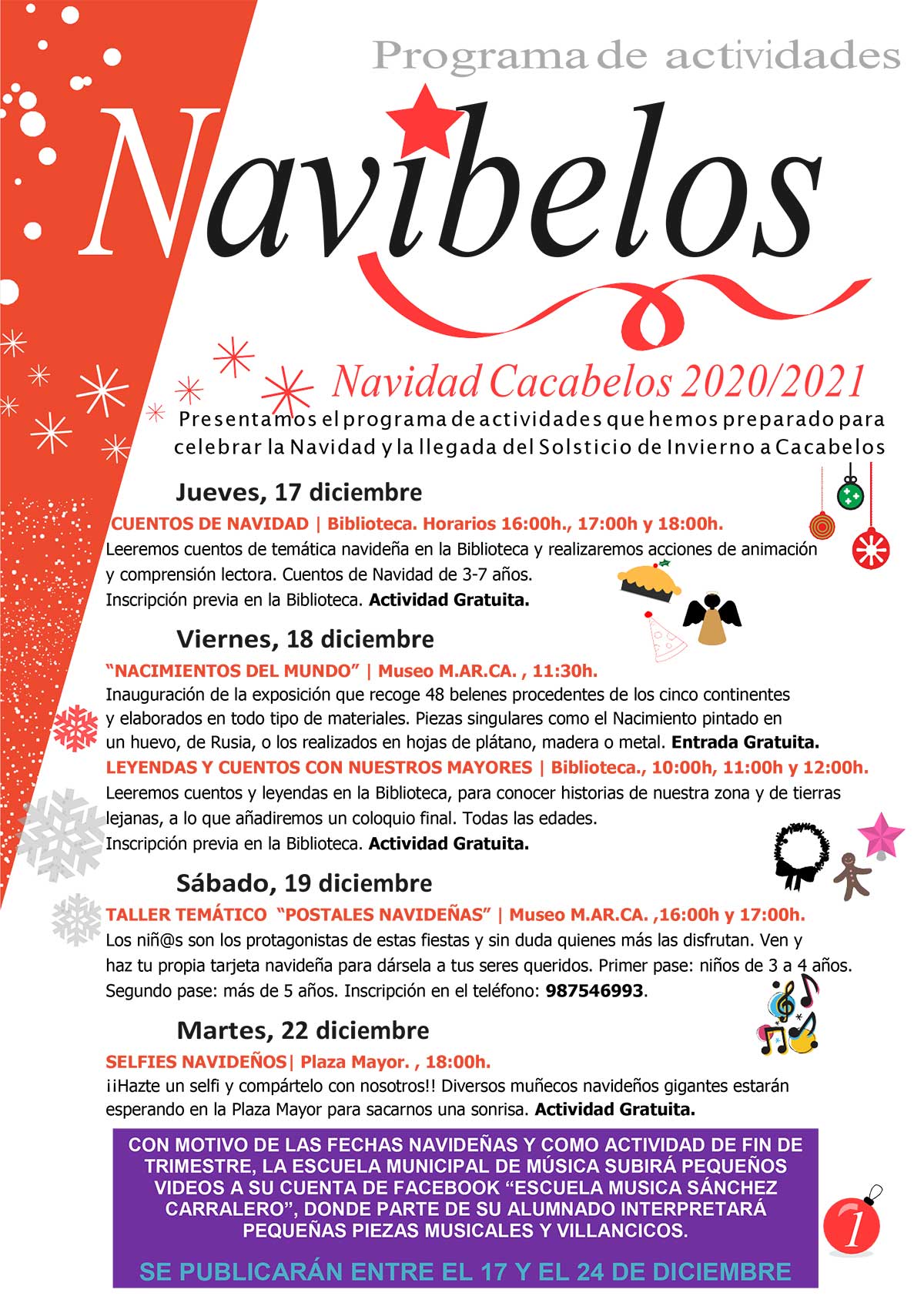 Cacabelos presenta sus actividades de navidad con 'Navibelos 2020' 2
