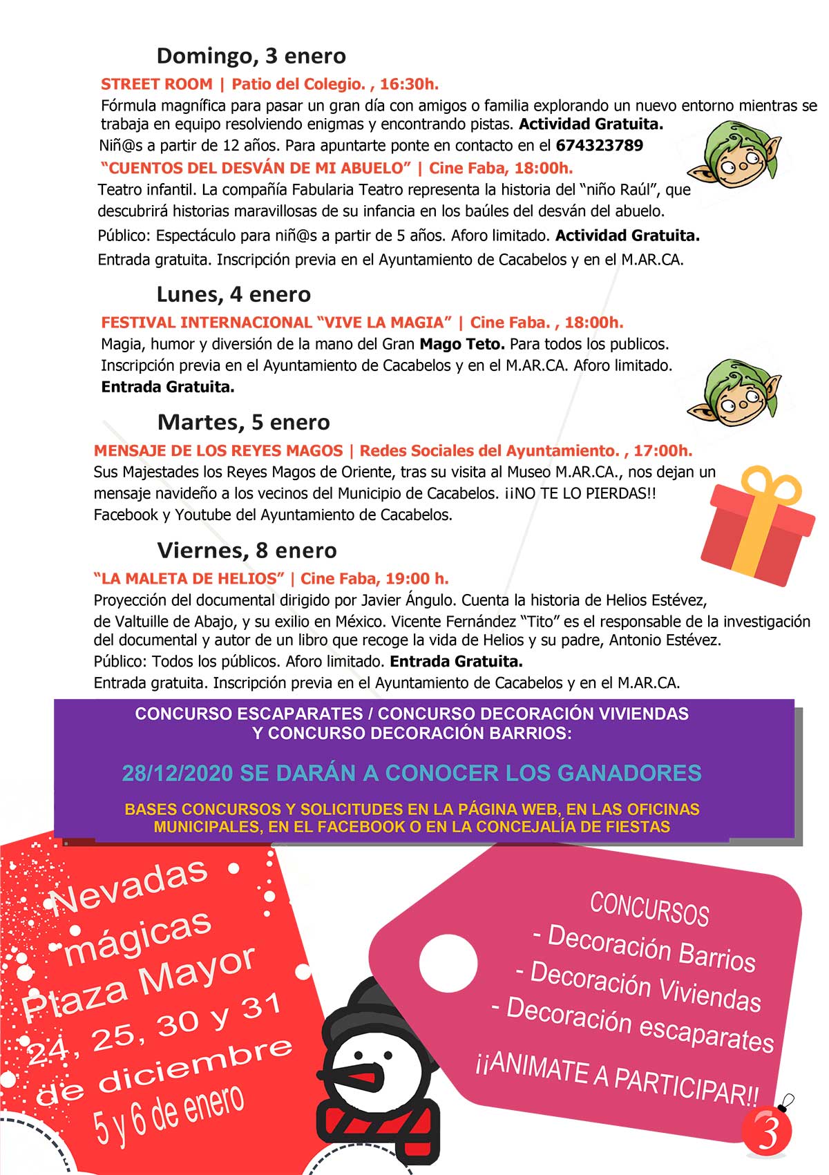 Cacabelos presenta sus actividades de navidad con 'Navibelos 2020' 4
